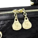 Snakeskin embossed women tote bag - Image 8