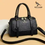 Snakeskin embossed women tote bag - Image 11