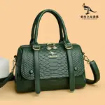 Snakeskin embossed women tote bag - Image 12