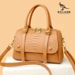Snakeskin embossed women tote bag - Image 14