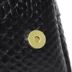 Snakeskin embossed women tote bag - Image 16