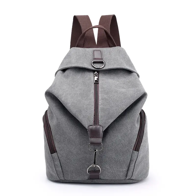 Stylish canvas women backpack