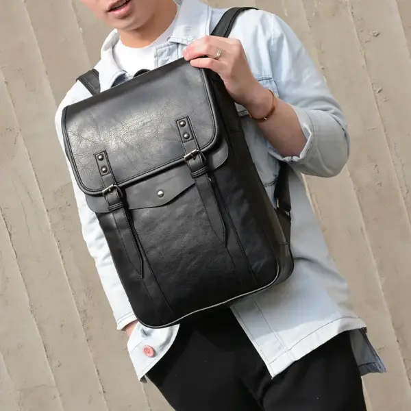 Vintage large capacity backpack - Image 14