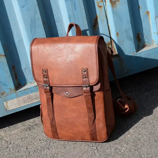 Vintage large capacity backpack - Image 16