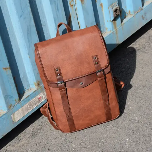 Vintage large capacity backpack - Image 17