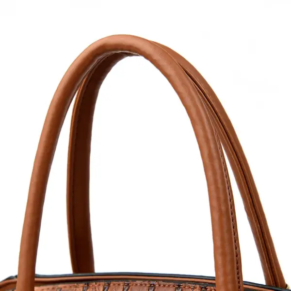 Vintage luxury crocodile women tote bag - Image 4