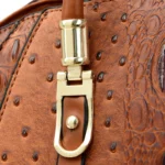 Vintage luxury crocodile women tote bag - Image 6