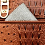 Vintage luxury crocodile women tote bag - Image 8