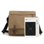Vintage premium canvas messenger bag - Image 8