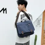 Vintage premium canvas messenger bag - Image 6