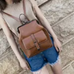 Vintage classic exquisite leather backpack - Image 15