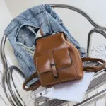 Vintage classic exquisite leather backpack - Image 16