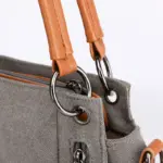 Women canvas shoulder tote bag - Image 16