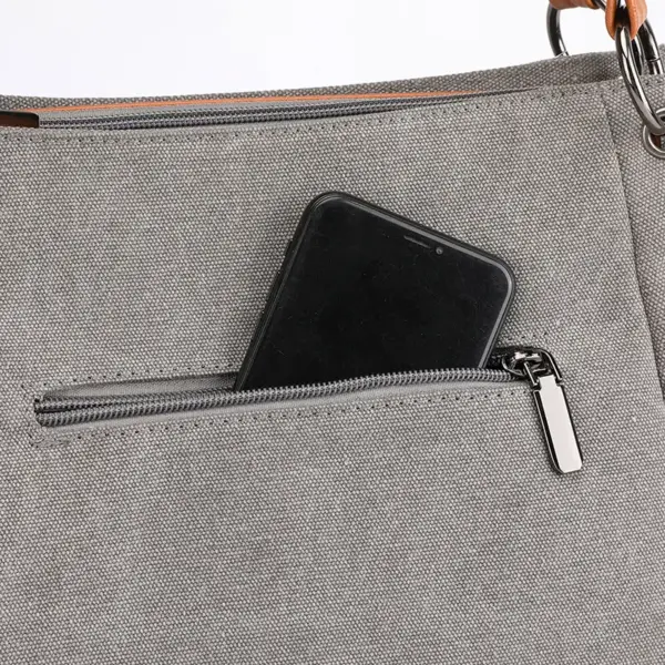 Women canvas shoulder tote bag - Image 17