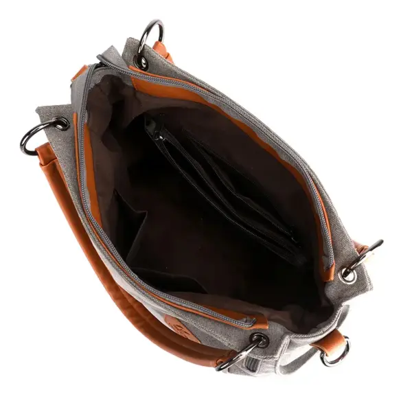 Women canvas shoulder tote bag - Image 22