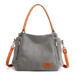 Women canvas shoulder tote bag