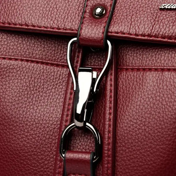 Women stylish leather backpack - Image 5