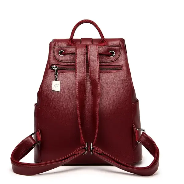 Women stylish leather backpack - Image 2