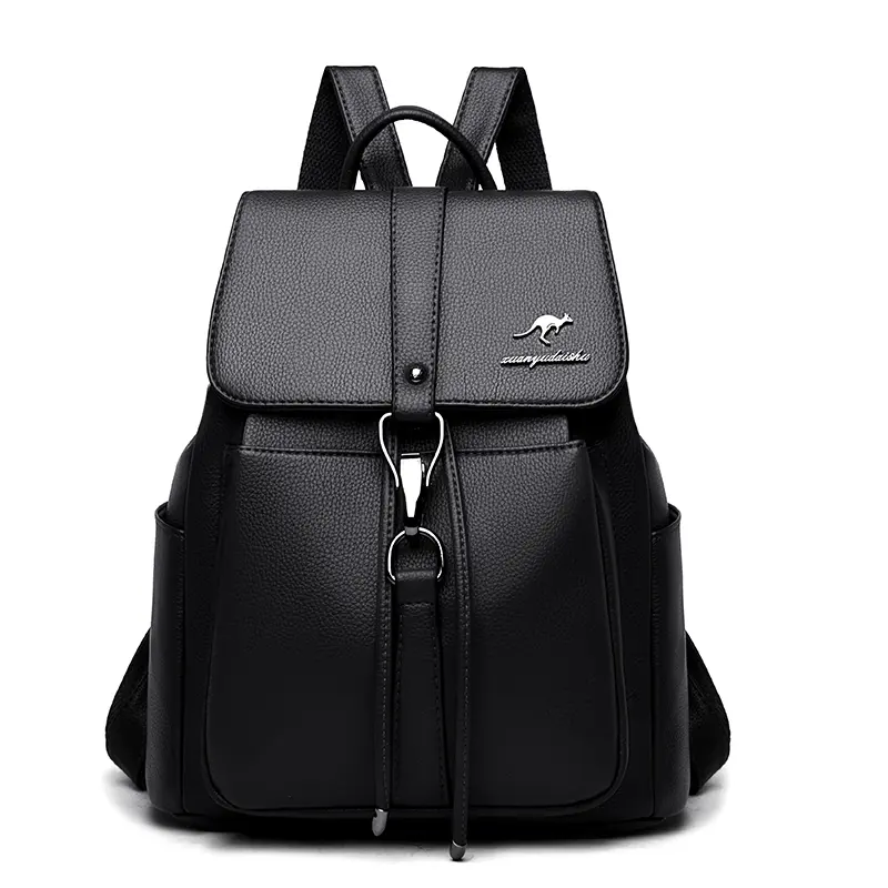 Women stylish leather backpack