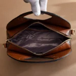 Crocodile pattern luxury round designer tote - Image 17