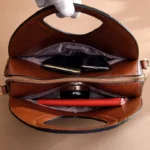 Crocodile pattern luxury round designer tote - Image 18