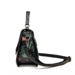 Flower embossed luxury satchel bag - Image 4