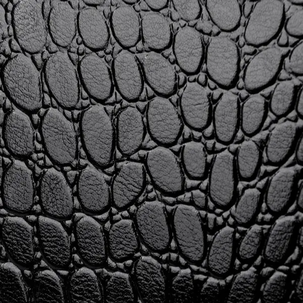 Genuine leather croc embossed round designer bag - Image 5