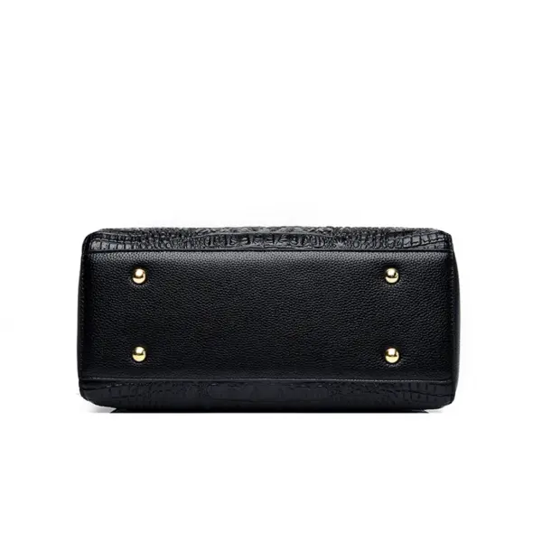 Luxury all match crocodile pattern tote bag - Image 10