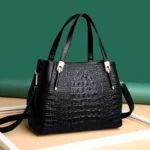 Luxury all match crocodile pattern tote bag - Image 12