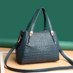 Luxury all match crocodile pattern tote bag - Image 14