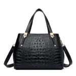 Luxury all match crocodile pattern tote bag