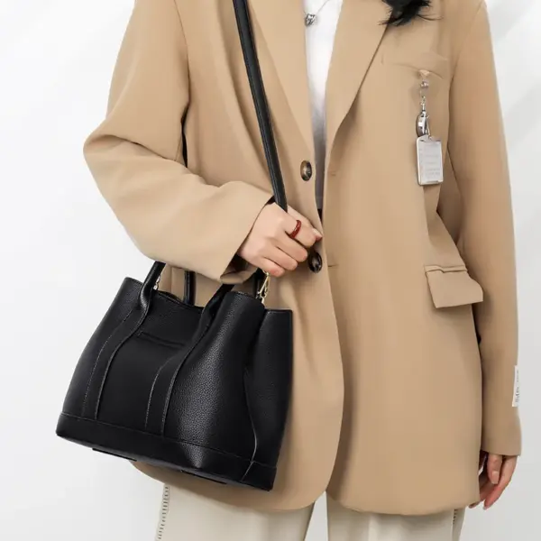 Luxury bucket pattern women tote bag - Image 19