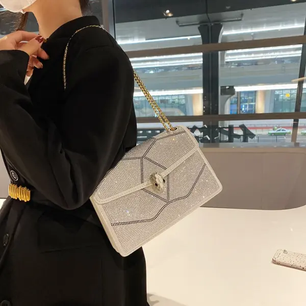 Luxury shinny diamond mosaic designer bag - Image 8