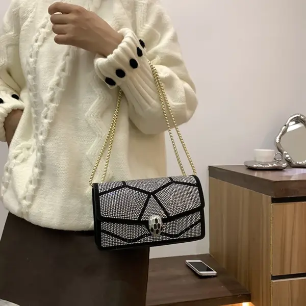 Luxury shinny diamond mosaic designer bag - Image 12