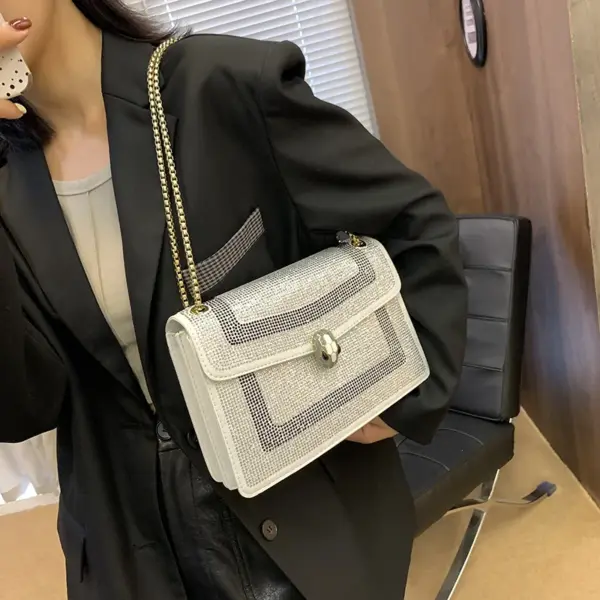 Luxury shinny diamond mosaic designer bag - Image 14