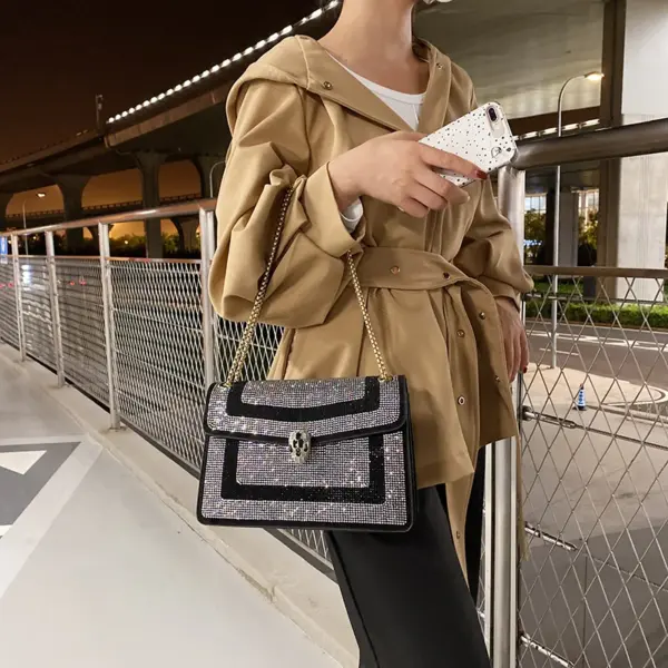 Luxury shinny diamond mosaic designer bag - Image 4