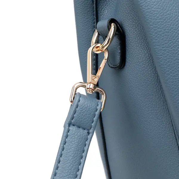 Luxury solid color designer tote bag - Image 5