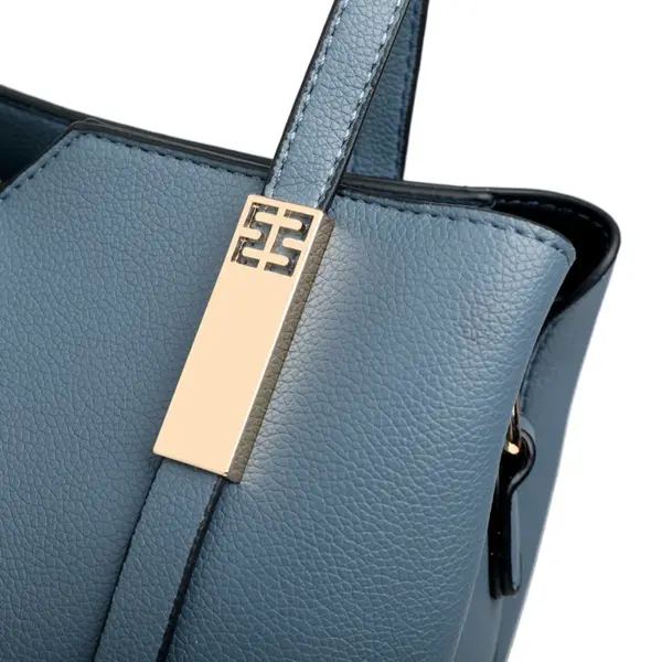 Luxury solid color designer tote bag - Image 6