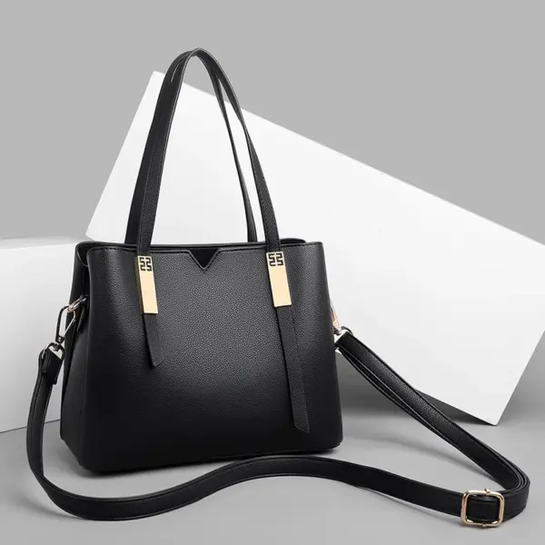 Luxury solid color designer tote bag - Image 7