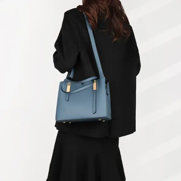 Luxury solid color designer tote bag - Image 20