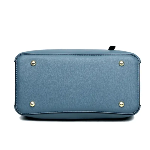 Luxury solid color designer tote bag - Image 4