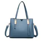Luxury solid color designer tote bag