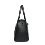 Retro luxury flower scenery embossed tote bag - Image 4