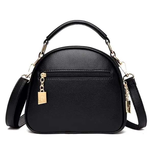 Round pattern designer handbag - Image 5