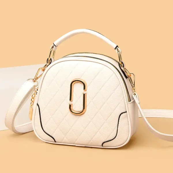 Round pattern designer handbag - Image 13