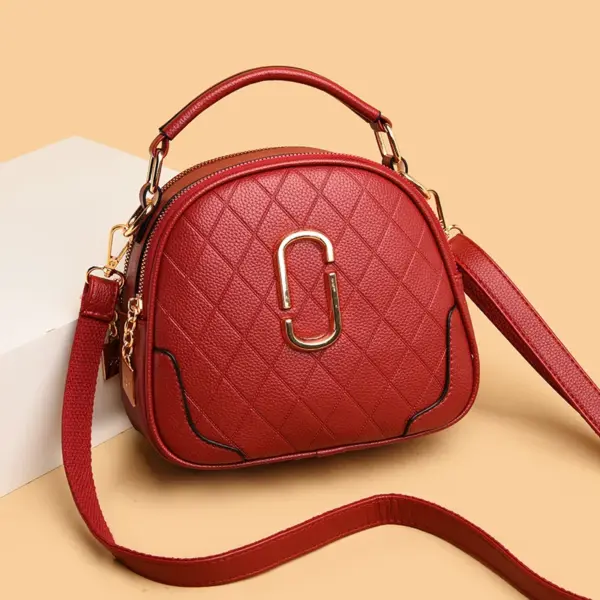 Round pattern designer handbag - Image 14