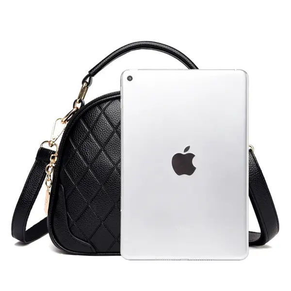 Round pattern designer handbag - Image 2