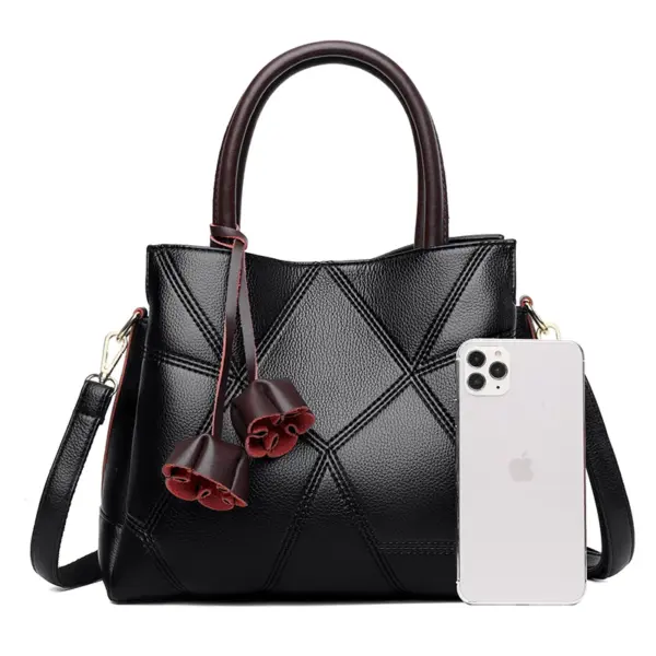 Splicing design luxury women tote bag - Image 9