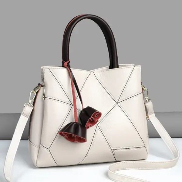 Splicing design luxury women tote bag - Image 19