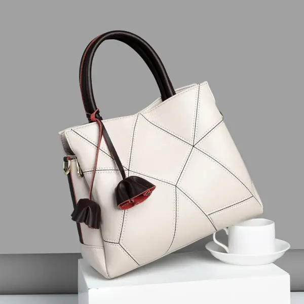 Splicing design luxury women tote bag - Image 20